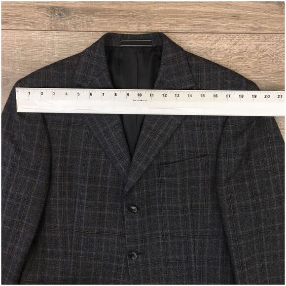 Arnold Brant Mens Blazer Sport Coat Three Button Casual Jacket‎ 40R Wool Suits - Picture 9 of 13
